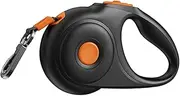 Paw Retractable Dog - Retractable Dog with Poo Bag Holder | | Less Than 75Kg Breeds Instant Safety Equipment for Training, Running, Camping, Walking