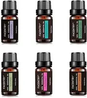 HIKOAN 6Pcs 10ML Essential Oil Set Fragrance Oil for Aroma Diffuser Flower Fruit Essential Oil Aromatherapy Air Freshening