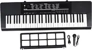 YDuupxe 61 Keys Electronic Piano Keyboard Portable Digital Keyboard Piano with 200 Tones 200 Rhythms and Lessons for Beginners