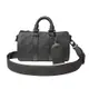 【Louis Vuitton 路易威登】M20900 經典Keepall Bandouliere 25系列Taurillon Monogram壓紋皮革手提斜背包(黑色)