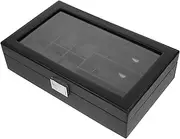 LIFKOME Watch and Sunglasses Organizer Case for Watches Glasses and Jewelry Storage Elegant Display for Personal and Corporate Use