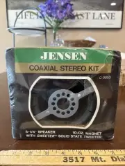 New - Vintage NOS Jensen C-9853 5 1/4" Car Stereo Speaker Kit 10oz Magnets - NEW