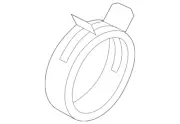 Genuine Mitsubishi Coolant Hose Clamp 1370A873 (for: Mitsubishi)