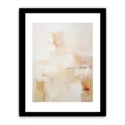 Cream Abstract Framed Art Framed print Art Poster