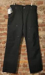 DICKIES DOUBLE KNEE LOGGER CARPENTER DUCK CANVAS RELAX FIT CARHARTT MSRP $90 36W