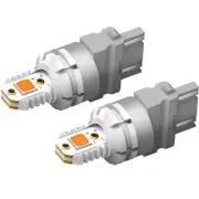 2X 3157 3156 Amber Yellow LED Turn Signal Blinker Corner Light bulb 4157 4057 2A (for: Renault)