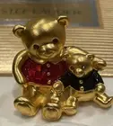 Vintage Estee Lauder BEAUTIFUL TEDDIES Solid Perfume Compact Teddy Bears NIB