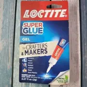 Loctite Super Glue Gel for Crafters & Makers 0.07 Fl Oz Ceramic, Rubber, Metal +