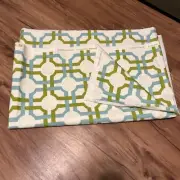 Waverly Fabric "Groovy Grille" Screen Print Home Decor 46” x 28” Wide Remnant