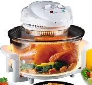 Electric Air Fryer Turbo Convection Oven Roaster Steamer,Halogen Oven Counter...