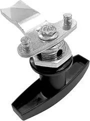 SOESFOUFU 1 Set Durable Cupboard Lock Black Camper Trailer Truck Storage Latch Lock for Effortless Setup and Theft Prevention Keyed Alike for Rv and Truck Cap Security