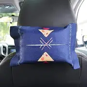 1 Pcs Car Paper Towel Holder Back Hanging Tissue Box, Cute Cartoon Fashion Convenient Paper Towel Storage Bag