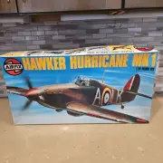 Vintage 1979 Airfix 1/24 Hawker Hurricane MK 1 Model Kit # 14002-5 NOB