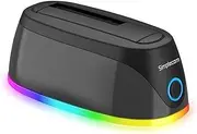 Simplecom SD336 USB 3.0 Docking Station for 2.5" and 3.5" SATA Drive with RGB Lighting