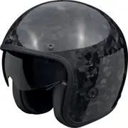 Scorpion Belfast Evo Onyx Carbon Jet Helmet, black, Size 2XL for Men
