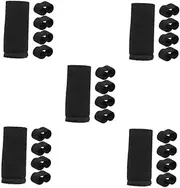 SUPVOX Belt Anchor Key Fob Accessory Pen Tools Home Cork Board Elastic Anchors Belt Buckle Anchors Adjustable Anchors Key Holder Handbag Keychain Flexible Reflector Black