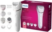 Philips BRE740 Wet/Dry Women Electric Epilator Legs/Bikini Hair Removal/Trimmer