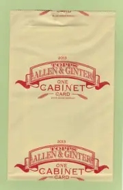 2013 Topps Allen & Ginter Cabinet Baseball Box Topper Oversized Pack