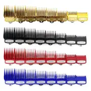 8PCS Hair Clipper Cutting Guide Combs With Metal Clip Replacement Tools For WAHL