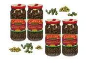 Napa Valley Imported Gourmet Non-Pareil Capers Net Wt. 16 FL OZ (437mL) 4 Jars