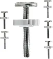 GARVALON 6pcs Threaded Rods for Dog Gates Pet Safety Gate Extender Pressure Mount Accessories