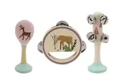 Kaper Kidz - CALM & BREEZY DEER WOODEN 3PCS MUSICAL MUSICAL GIFT SET WOODEN BABY MUSICAL TOY