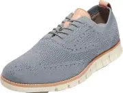 Cole Haan Men's Zerogrand Stitchlite Wingtip Oxford, Ironstone/Ivory, 10.5