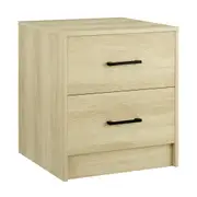 Griffin Bedside Unit Side Table 2 Drawers Oak