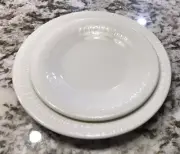 SOLARIO LIBBEY SYRACUSE ROYAL RIDEAU RESTAURANT 1 SALAD & 1 BREAD PLATE NWT