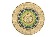 $2 2017 Lest We Forget Coloured Coin ANZAC Circulated mosaic Aus Two Dollar