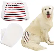 omuwan Large Set Diaper Cover + 1 Pad Navy x Red