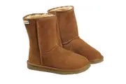 100% Australian Sheepskin UGG 3/4 Boots Moccasins Slippers Shoes Classic - Chestnut
