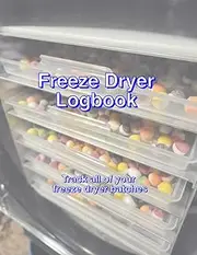 Freeze Dryer Logbook