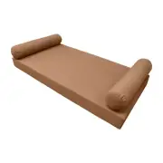 |SLIPCOVER ONLY|S5 Daybed Mattress Bolster Pillow Cover Knife Edge Full AD104