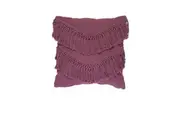 Bedding House Heather Plum (Also known as Red) Luxury Cotton Filled Cushion