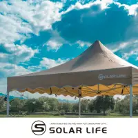 在飛比找momo購物網優惠-【索樂生活】Solar Life 頂級客廳帳遮陽防水頂布 速