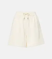 [Moncler] Moncler Cotton jersey shorts UK 14 white