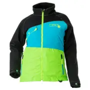 DSG Outerwear Verge Jacket (Black Blue Lime, 5X-Large)