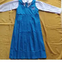 在飛比找蝦皮購物優惠-新款 1.1 幼兒園制服 PAUD 制服長藍白色制服校服