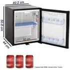 Smad 30L 2 Way AC/DC RV Caravan Fridge Absorption Campervan Truck Refrigerator