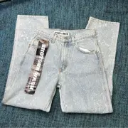 Vintage Jensen Smith Shotgun Wash Distressed Light Wash Jeans Size 29 Deadstock