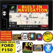 2009-14 F150 GPS NAVIGATION SYSTEM BLUETOOTH CAR RADIO STEREO USB CD/DVD PKG