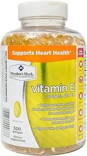 Member's Mark Vitamin E 400 IU Dietary Supplement (500 ct.)