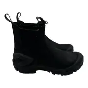Men's Merrell Strongfield LTR Leather Chelsea SR Black Boots Pull On Sz 10 NIB