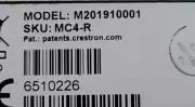 Crestron MC4R MC4-R 4-Series Crestron Home Processor. NEW In Sealed box