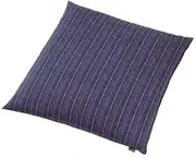 Zabuton, Karasai Striped Zabuton Navy Blue, Large, 20.1 x 21.7 x 3.9 inches (51 x 55 x 10 cm), 7-781-5, Ryotei, Ryokan, Japanese Tableware, Restaurants, Commercial Use