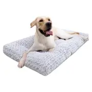 Washable Dog Bed Deluxe Plush Dog Crate Beds Comfy Kennel Pad Anti-Slip Pet S...