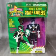 Bandai Karate Kickin Zack Black Power Rangers Deluxe 1994 Action Figure