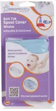 Bath Tub Spout Cover - Whales Inflatable and Cushioned