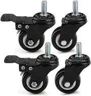 4 x Heavy Duty 50mm PU. Swivel Caster Wheel Trolley Furniture casters